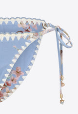 Awaken Crochet-Trimmed Tie Bikini Bottom