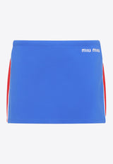 Mini Skirt with Logo-Lettering