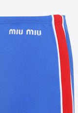 Mini Skirt with Logo-Lettering