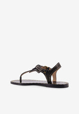 Joonya Low Leather Sandals