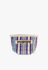 Powden Striped Clutch