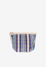 Powden Striped Clutch
