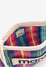 Powden Striped Clutch