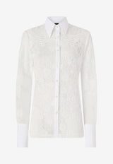 Logo-Embroidered Buttoned Shirt