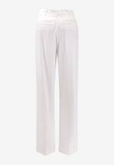 Tailored Straight-Leg Pants