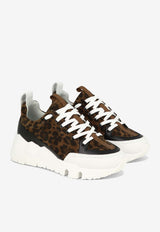 Pierre Hardy Street Life Low-Top Sneakers Brown RS01ZCALF-PRINTED SUEDE KIDLEOPARD-BLACK_59514