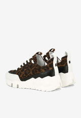Pierre Hardy Street Life Low-Top Sneakers Brown RS01ZCALF-PRINTED SUEDE KIDLEOPARD-BLACK_59514