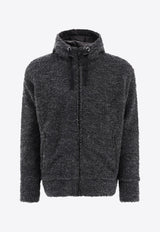 Junya Watanabe Textured Drawstring Zip-Up Hoodie
Gray WL-T022-W231 GRAY_60342