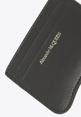 Alexander McQueen The Seal Leather Cardholder 7792241X30T1000_61116 Black