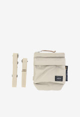 Comme Des Garçons Homme Plus X Porter Logo Patch Crossbody Bag Cream HL-K202-W233 BEIGE_61313