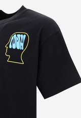 Brain Dead The Now Movement Printed T-shirt Black F23T00003564BLK_61249