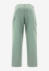 Brain Dead Double-Knee Straight Pants Green W23B19003435SF_61288