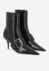 Balenciaga Knife 80 Pointed Ankle Boots Black 762297WBCW21081_62146