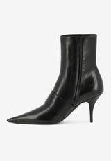 Balenciaga Knife 80 Pointed Ankle Boots Black 762297WBCW21081_62146