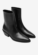 A.EMERY The Hudson Leather Ankle Boots Black 2023509LE/R_AEME-BLK