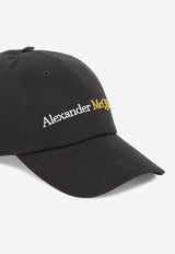 Alexander McQueen Logo Baseball Cap 7820624105Q1080_63941 Black