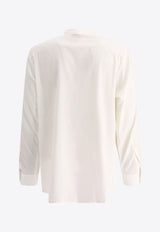 POST ARCHIVE FACTION (PAF) Logo-Embroidered Buttoned Shirt TSC-WWHITE_67466