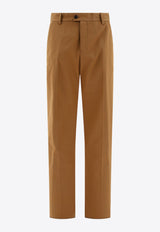 Alexander McQueen Tailored Straight Pants 794744QSAA72028_67767 Brown