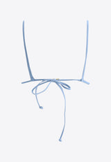 GANNI String Bikini Top A6048561_68507 Blue