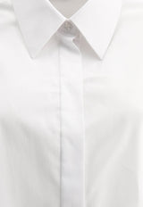Alexander McQueen Classic Long-Sleeved Shirt 767940QAAAD9000_68797 White