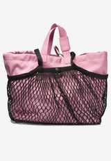 Balenciaga 24/7 Nylon and Mesh Tote Bag Pink 7918092AA465869_69083