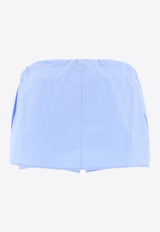 Alexander Wang Drawstring Mini Skirt Blue 1WC3244753423_69012
