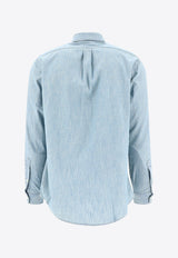 Polo Ralph Lauren Logo-Embroidered Denim Shirt Blue 710792042001CHAMBRAY_56577