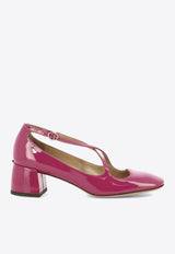 A.Bocca Two for Love 45 Patent Leather Pumps Fuchsia AB2019VERNICE CICLAMINO_57339
