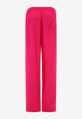 Balenciaga Monogram Wide-Leg Pants Fuchsia 681822TMO685510_69367