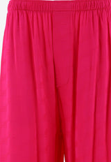 Balenciaga Monogram Wide-Leg Pants Fuchsia 681822TMO685510_69367