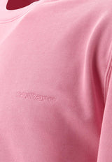 Carhartt Wip Duster Script Sweatshirt Pink I03306529P.GD_69223