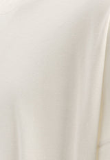 Nonnative Logo-Embroidered Crewneck T-shirt NN-C4415WHITE_69225