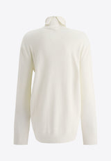 Jil Sander High-Neck Wool Sweater White J04GP0002J14532109_69332