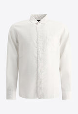 Beams Plus Classic Linen Shirt White 3811039313901_69241
