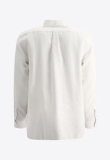 Beams Plus Classic Linen Shirt White 3811039313901_69241