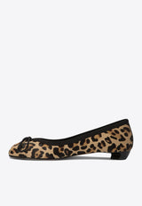 Alexander McQueen Armadillo Leopard-Print Ballet Flats 797579WLEN72044_70061