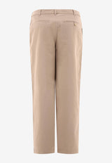 Acne Studios Face Patch Logo Pants Beige CK0110AE0_69070