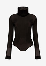 Maison Margiela High-Neck Bodysuit Black S51NA0104S24468900_71696