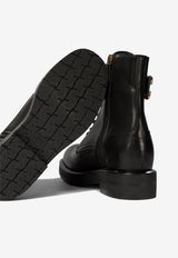 Chloé Coddington Combat Boots Black C24W06ULU001_72035