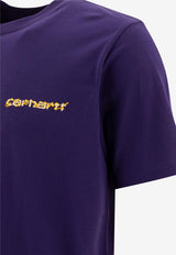 Carhartt Wip Noodle Soup Printed T-shirt Purple I0339712BZ.XX_72190
