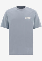 Carhartt Wip University Script Logo T-shirt Blue I0348522DQ.XX_72183