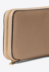 Valextra Zip-Around Leather Long Wallet Beige SGZA0031028LOCWZ99MBC_72459