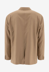 Comme Des Garçons Homme Plus Single-Breasted Wool Blazer Beige HN-J003-W24BEIGE_73029