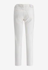 Toteme Low Tapered Jeans White 244-WRB0222-FB0083 32047_73003