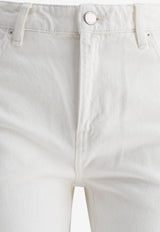 Toteme Low Tapered Jeans White 244-WRB0222-FB0083 32047_73003
