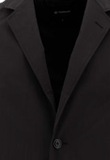 Goldwin Wool-Blend Single-Breasted Blazer Black GL14303BLACK GRAY_73263
