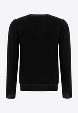 John Smedley Lundy Crewneck Sweater Black LUNDYBLACK_73358