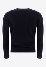 John Smedley Lundy Crewneck Sweater Midnight Blue LUNDYMIDNIGHT_73348