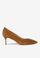 Aquazzura Purist 65 Suede Pumps Brown PURMIDP2SUE884_73736