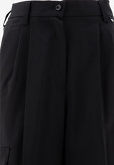 Wool-Blend Cargo Pants